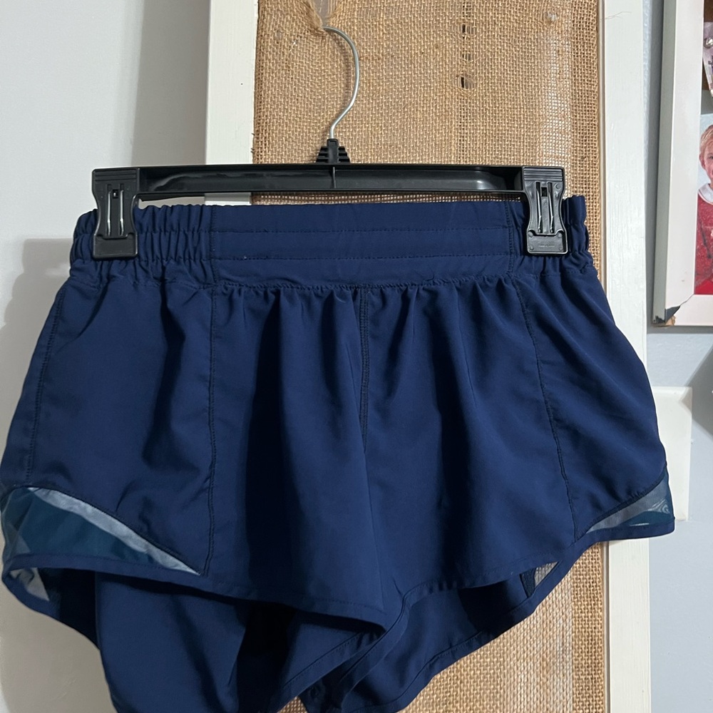 Lululemon Athletica Dark Blue Athletic Shorts